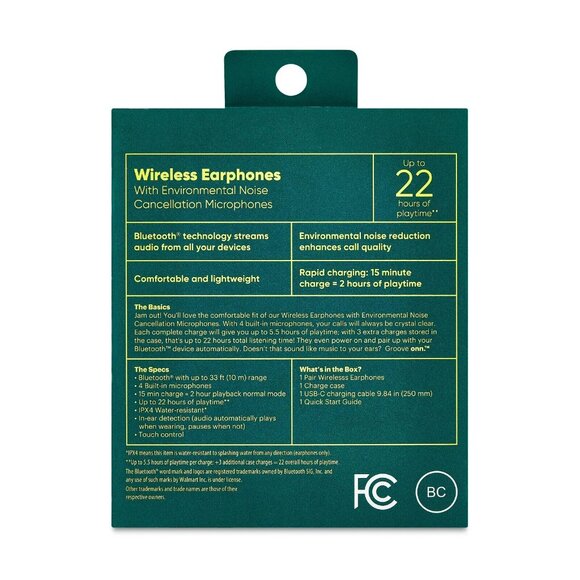 ONN TRUE WIRELESS GEN 3 EARBUDS, WHITE NEW - Picture 5 of 7